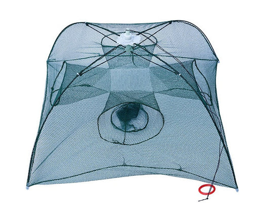 Load image into Gallery viewer, Strengthened 4-20 Holes Automatic Fishing Net Shrimp Cage Nylon Foldable Fish Trap Cast Net Cast Fold Crab Trap Fishing Network
