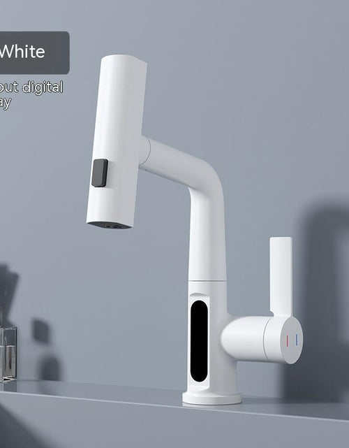 Load image into Gallery viewer, Intelligent Digital Display Faucet Pull-out Basin Faucet Temperature Digital Display Rotation
