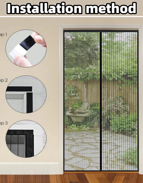 Load image into Gallery viewer, New No Punching Magnetic Screen Door Curtain anti Mosquito Insect Fly Bug Automatic Closing Household Ventilation Door Curtain
